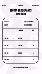 STORM TRACKPANTS